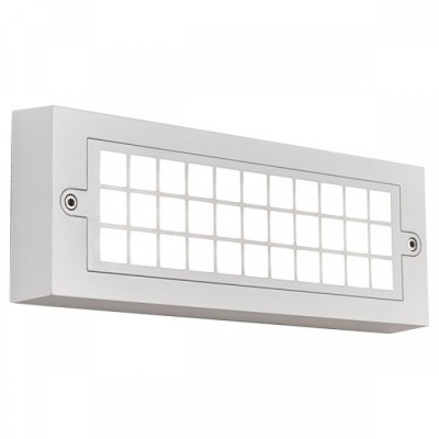 Φωτιστικό Επίτοιχο LED 6W 230V 3000K Θερμό Φως Polycarbonate Λευκό IP65 7807